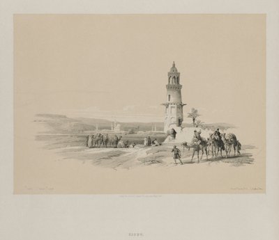 Egipt i Nubia, Tom I: Siout - Górny Egipt, 1847. autorstwa Louis Haghe