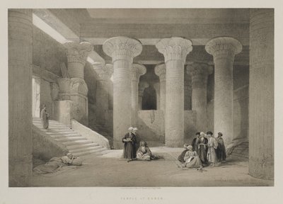 Egipt i Nubia, Tom I: Świątynia w Esneh autorstwa Louis Haghe