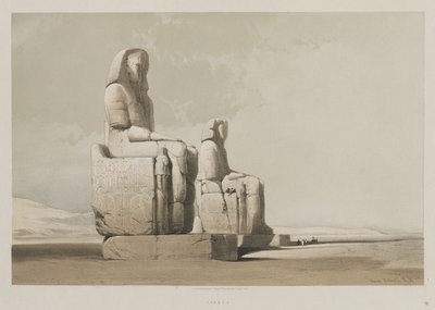 Egipt i Nubia, tom I: Teby, 1846. autorstwa Louis Haghe