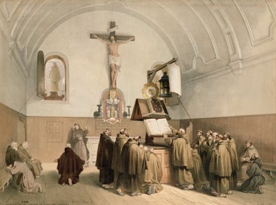 Dzwonnicy w Oratorium Kapucynów w Brugii autorstwa Louis Haghe