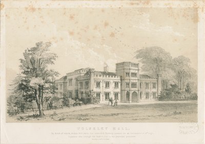 Wolseley Hall: staloryt, bd [ok. 1830] (druk) autorstwa Louis Haghe