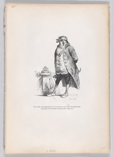Ten stary dwór ma podobno starego sokoła... ze Sceny z Prywatności i Karczmy..., ok. godz. 1837-47. autorstwa Louis Henri Brévière