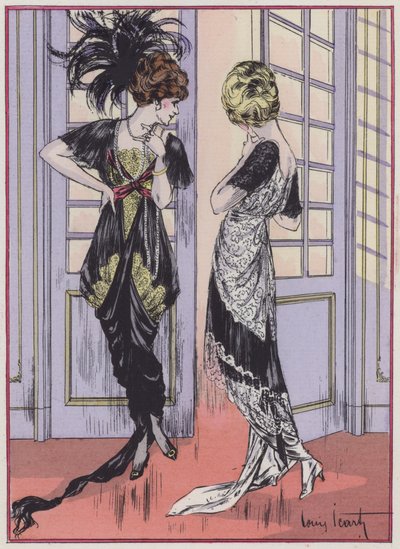 Moda damska z lat 1910-tych od projektanta Zimmermann autorstwa Louis Icart