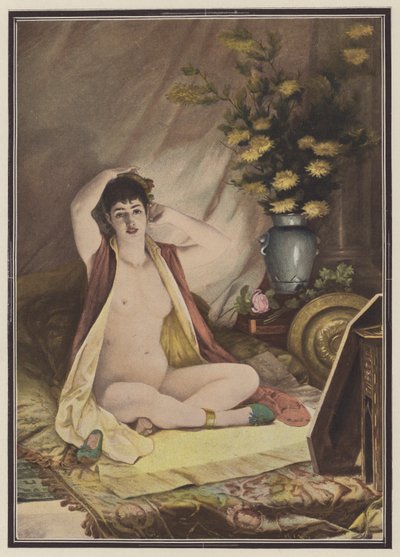Przed zwierciadłem (kolor lito) autorstwa Louis Jacquesson de La Chevreuse