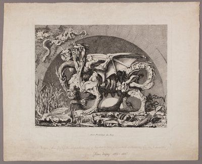 Chimerowie autorstwa Louis Jean Desprez