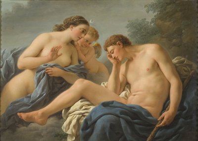 Diana i Endymion - Diana i Endymion, autorstwa Lagrenee, Louis Jean Francois, dit l