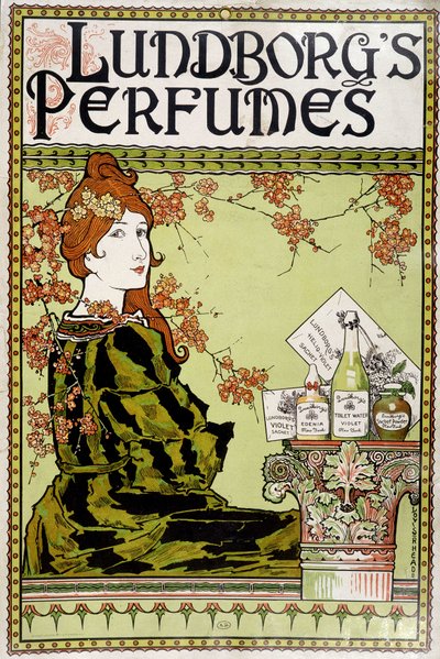 Reklama zapachu „”Lundborg”” - autorstwa Rhead, v.1895 autorstwa Louis John Rhead