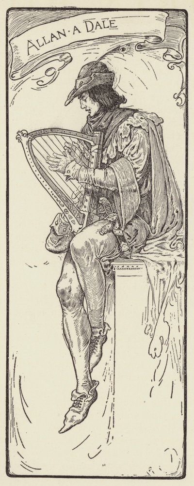 Allan a Dale autorstwa Louis John Rhead