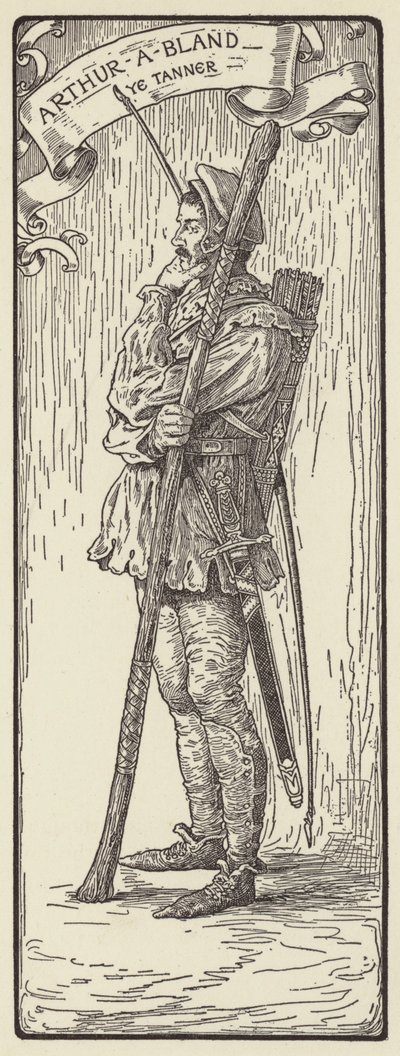 Artur Mdły, Garbarz autorstwa Louis John Rhead