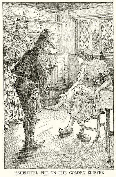 Kopciuszek autorstwa Louis John Rhead