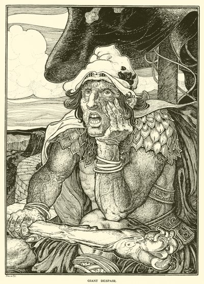 Olbrzymia Rozpacz (rycina) autorstwa Louis John Rhead