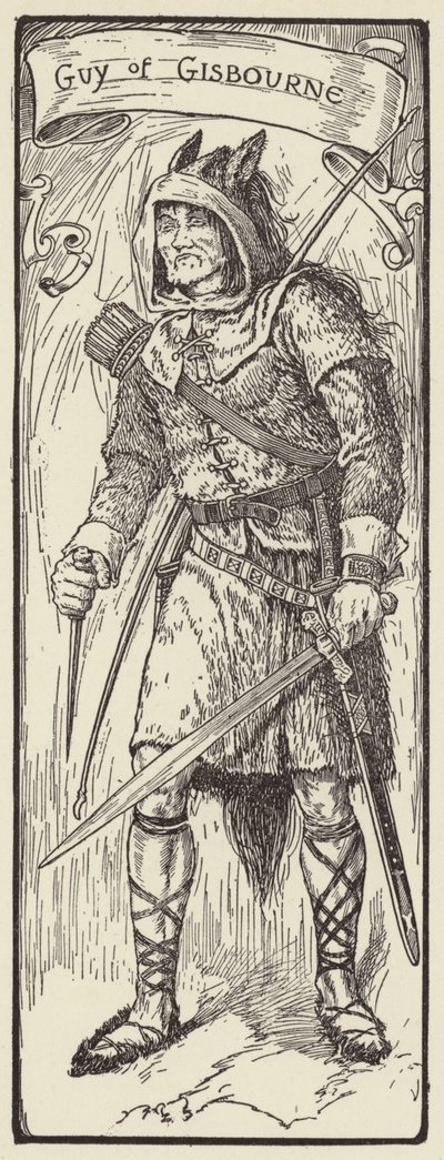 Facet z Gisborne autorstwa Louis John Rhead