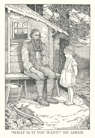 Ilustracja do Heidi autorstwa Johanny Spyri (litografia) autorstwa Louis John Rhead