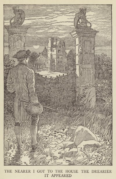 Ilustracja do filmu Porwana autorstwa Roberta Louisa Stevensona autorstwa Louis John Rhead