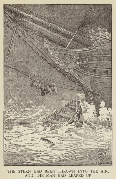 Ilustracja do filmu Porwana autorstwa Roberta Louisa Stevensona autorstwa Louis John Rhead