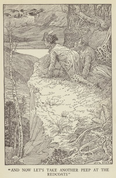 Ilustracja do filmu Porwana autorstwa Roberta Louisa Stevensona autorstwa Louis John Rhead