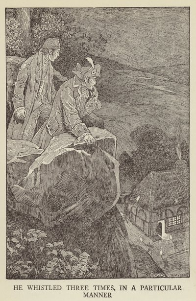 Ilustracja do filmu Porwana autorstwa Roberta Louisa Stevensona autorstwa Louis John Rhead