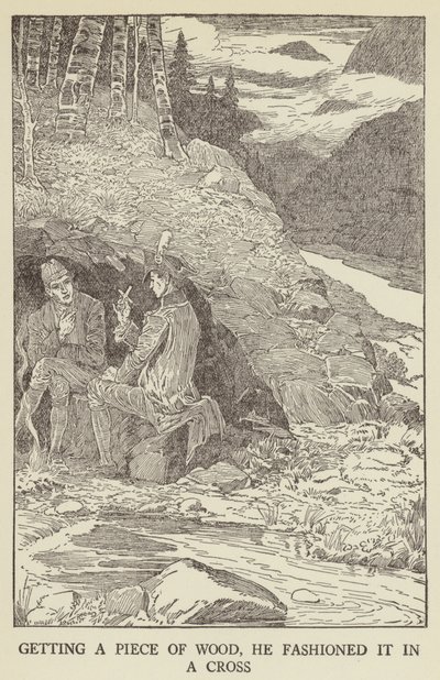 Ilustracja do filmu Porwana autorstwa Roberta Louisa Stevensona autorstwa Louis John Rhead