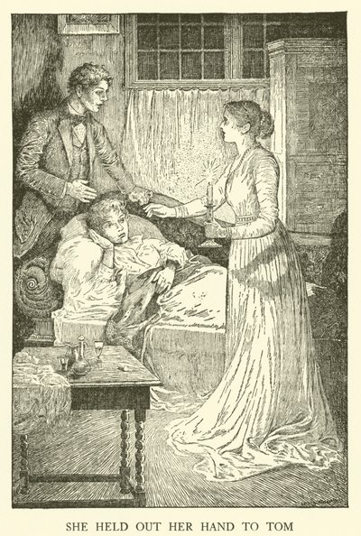 Ilustracja do Dni Szkolnych Toma Browna (grawerowanie) autorstwa Louis John Rhead