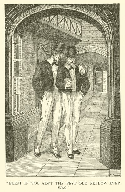 Ilustracja do Dni Szkolnych Toma Browna (grawerowanie) autorstwa Louis John Rhead