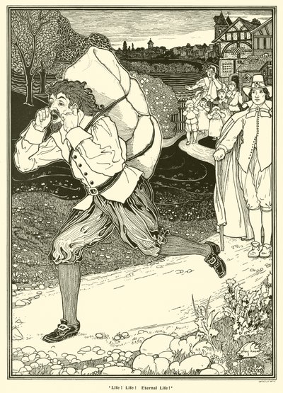 Życie! Życie! Życie wieczne! (rytownictwo) autorstwa Louis John Rhead