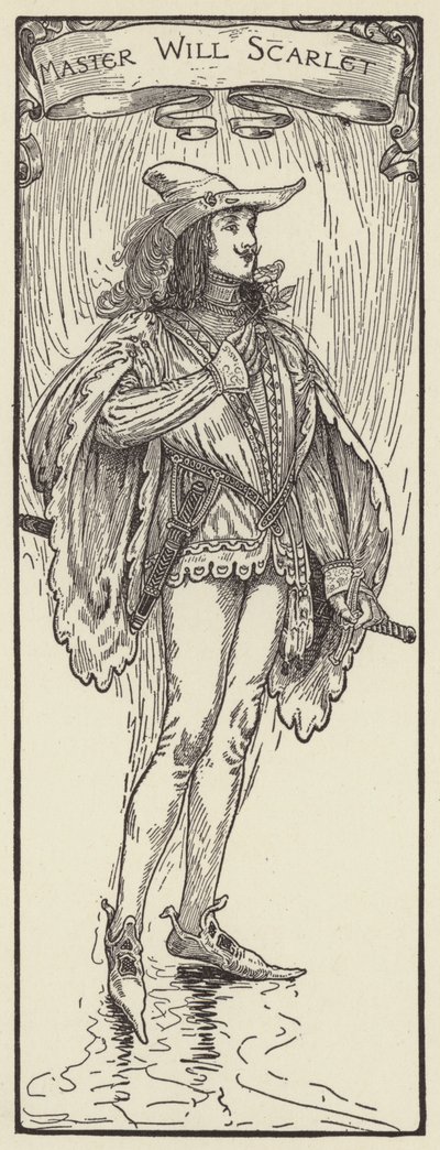 Mistrz Will Scarlet autorstwa Louis John Rhead