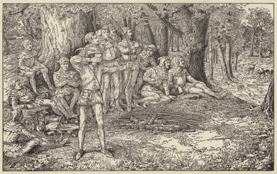 Pamiętaj, chełpie się, że twoja głowa jest postawiona! autorstwa Louis John Rhead