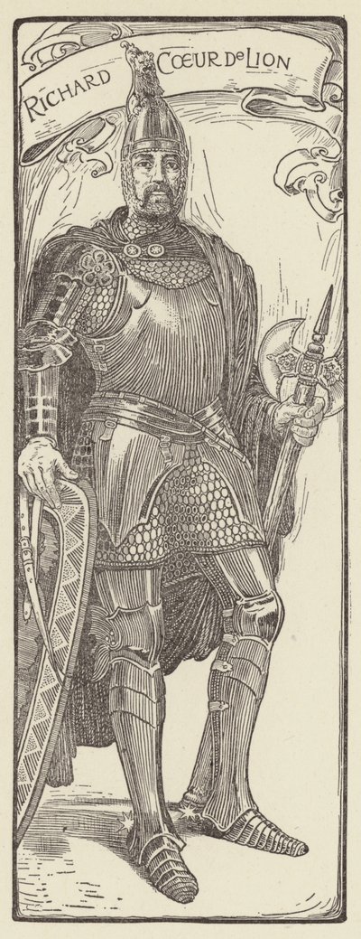 Serce Ryszarda Lwa autorstwa Louis John Rhead
