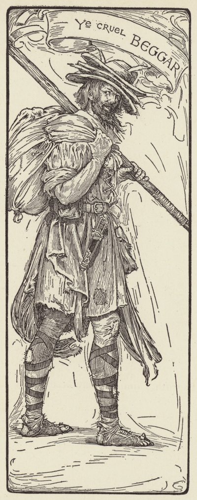 Okrutny żebrak autorstwa Louis John Rhead