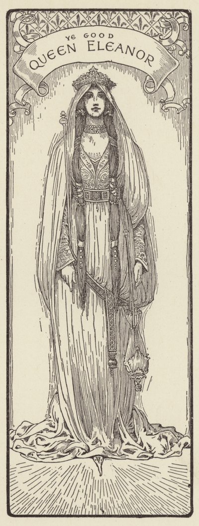Dobra Królowa Eleonora autorstwa Louis John Rhead
