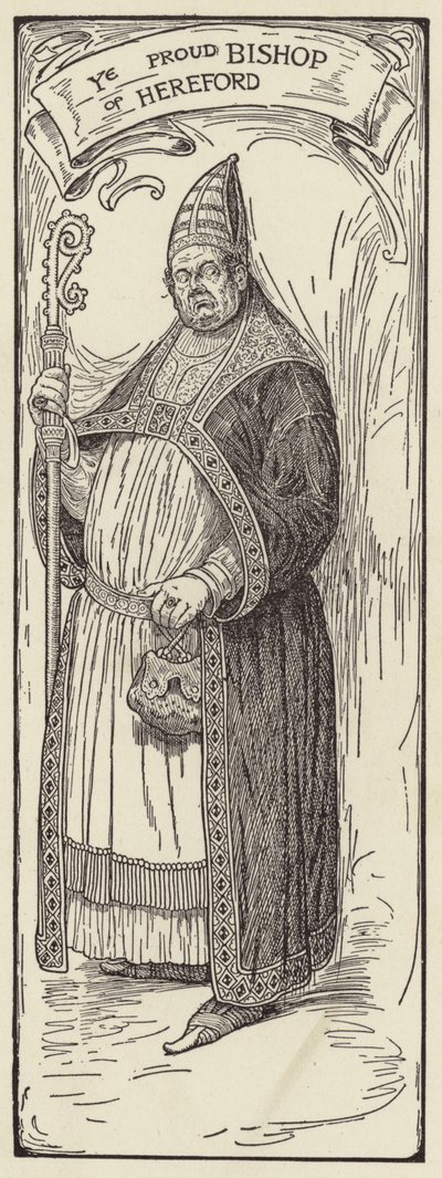 Dumny biskup Hereford autorstwa Louis John Rhead