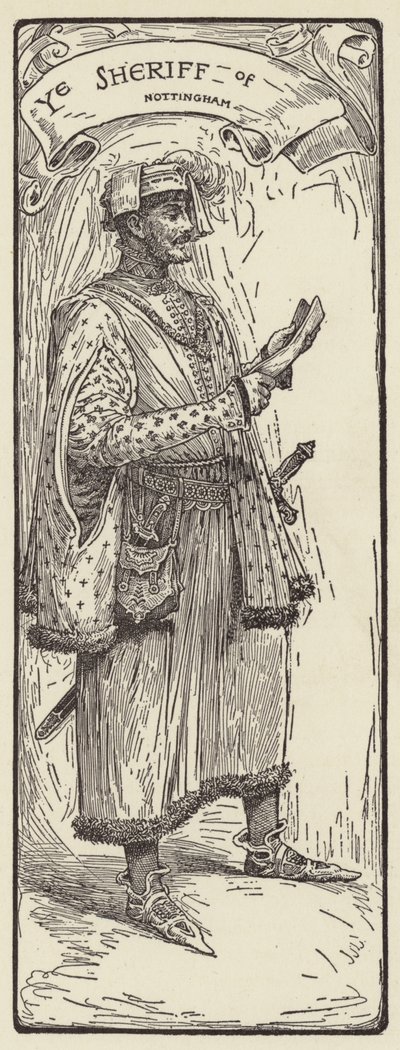 Szeryf Nottingham autorstwa Louis John Rhead