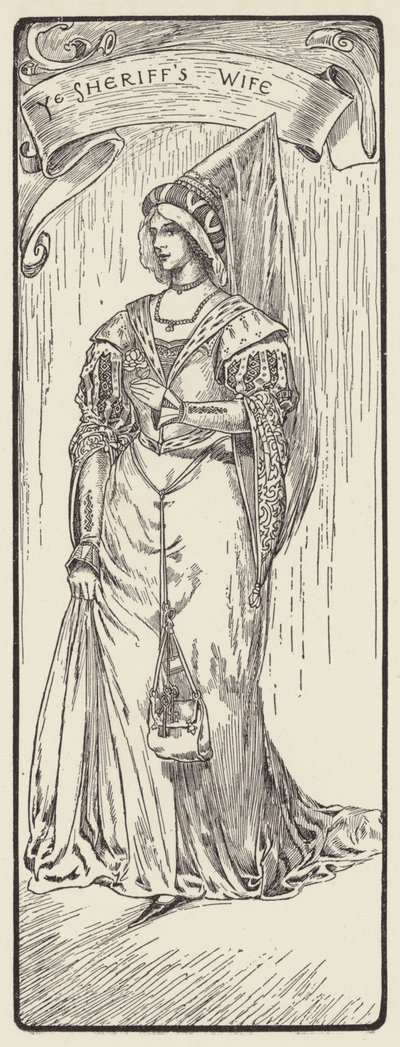 Żona szeryfa autorstwa Louis John Rhead