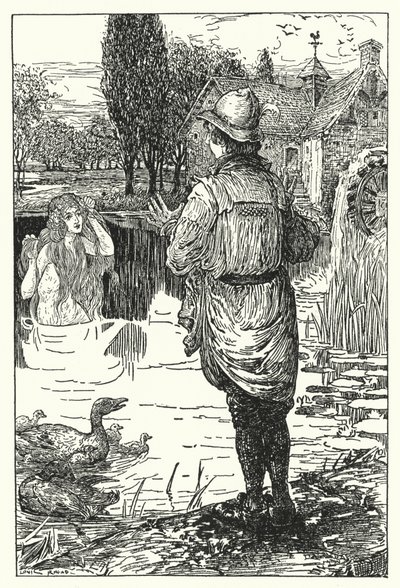 Wróżka Wody (lito) autorstwa Louis John Rhead
