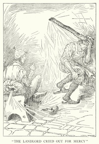 „Właściciel wołał o litość” (lito) autorstwa Louis John Rhead