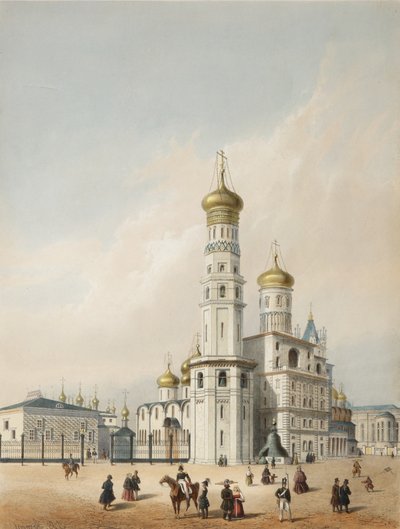 Dzwonnica Iwana Wielkiego, pierwsza ćw. XIX w. autorstwa Louis Jules Arnout