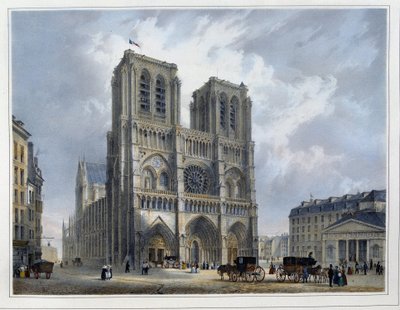 Dwór Notre-Dame - autorstwa Arnout autorstwa Louis Jules Arnout