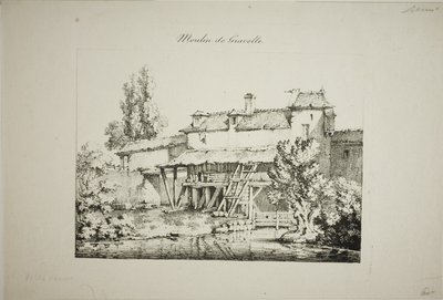 Młyn w Gravelle, I autorstwa Louis Jules Frederic Villeneuve