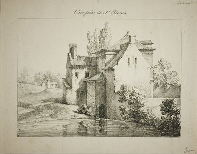 Zobacz w pobliżu St. Denis autorstwa Louis Jules Frederic Villeneuve