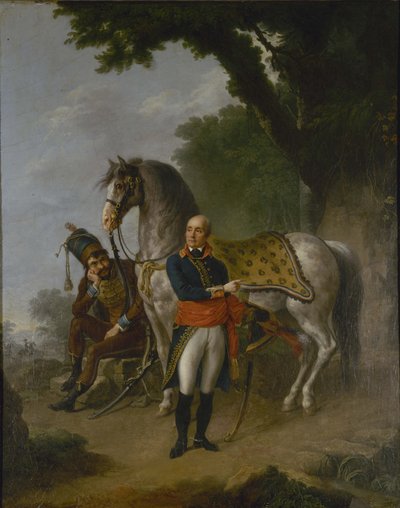 Portret generała Josepha Marie Servan de Gerbey 1741-1808, c. 1800. autorstwa Louis Lafitte