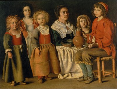 Popołudniowy posiłek autorstwa Louis Le Nain