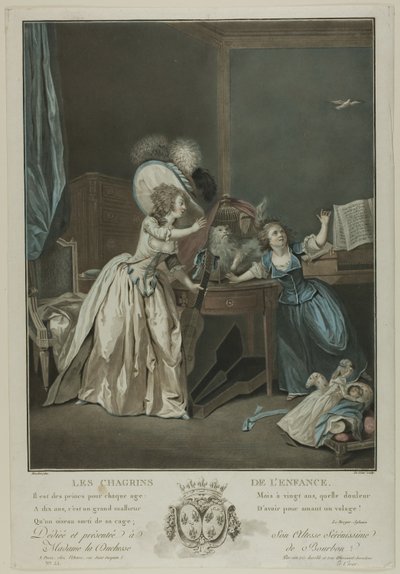 Smutki dzieciństwa autorstwa Louis Lecoeur