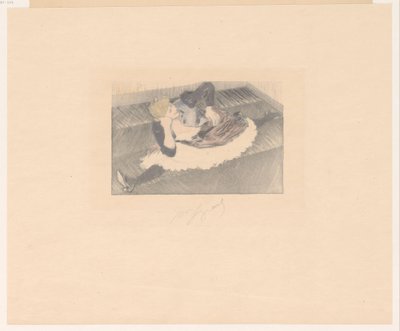 Tancerze w spagaat Wielka przepaść autorstwa Louis Legrand (signed by artist)