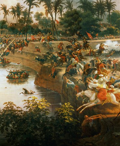 Bitwa pod piramidami (olej na płótnie) autorstwa Louis Lejeune