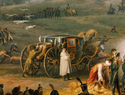 Obóz Napoleona w przededniu bitwy pod Austerlitz (dyszący) autorstwa Louis Lejeune