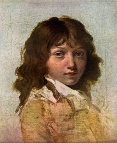 Głowa chłopca, początek XIX wieku. autorstwa Louis Leopold Boilly