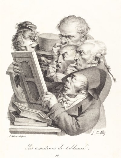 Miłośnicy obrazu autorstwa Louis Leopold Boilly