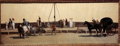 Passage du Pont Royal w Paryżu Obraz Louisa Leopolda Boilly