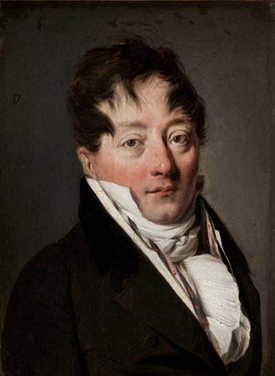 Portret Alexandre Balthazara Laurenta Grimod de la Reynière 1758-1837 autorstwa Louis Leopold Boilly