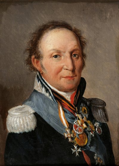 Portret feldmarszałka hrabiego Ludwiga Adolfa Piotra Sayn-Wittgenstein-Ludwigsburg 1769-1843 autorstwa Louis Leopold Boilly